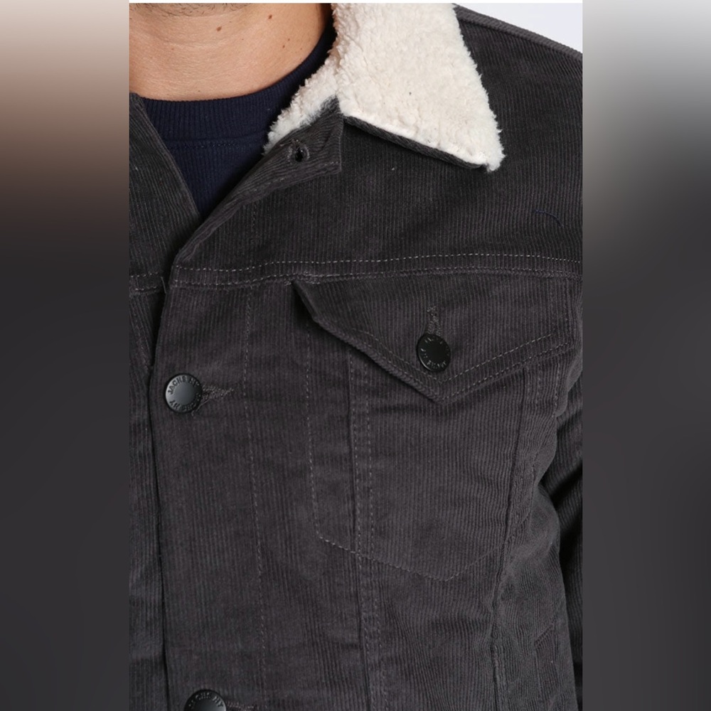 Jachs New York Sherpa Lined Corduroy Trucker Jacket, NWOT Size Large - Picture 14 of 14